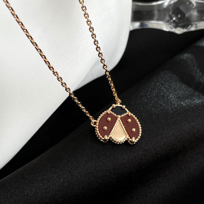[LUJO]COLLAR DE MARIQUITA CON CORNALINAS DE LA SUERTE
