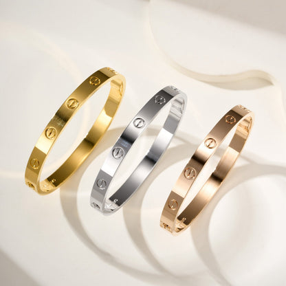 [LUXE] LOVE BRACELET 6.1MM NO DIAMONDS