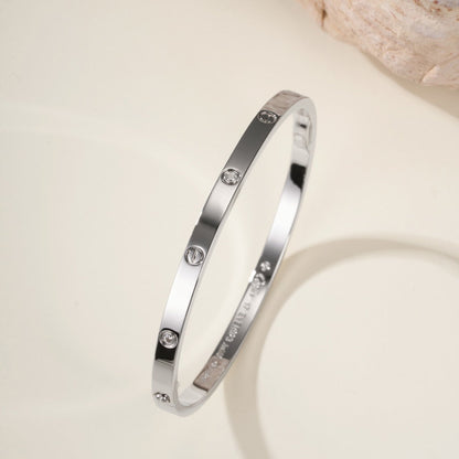 [LUXE] LOVE BRACELET 3.65MM 6 DIAMONDS