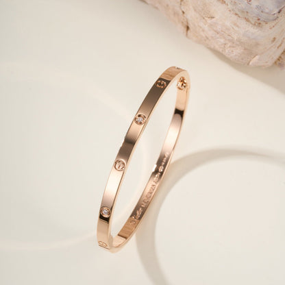[LUXE] LOVE BRACELET 3.65MM 6 DIAMONDS