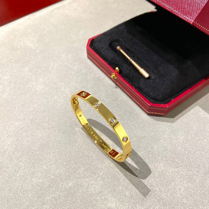 [LUXE] LOVE BRACELET 6.1MM 10 DIAMONDS