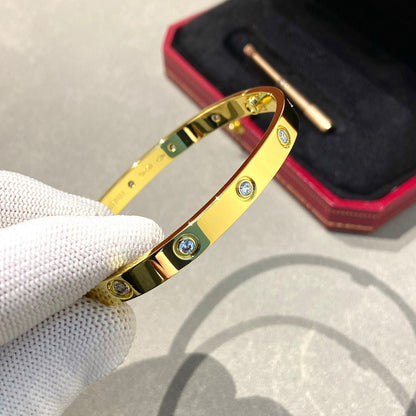[LUXE] LOVE BRACELET 6.1MM 10 DIAMONDS