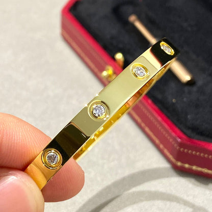 [LUXE] LOVE BRACELET 6.1MM 10 DIAMONDS