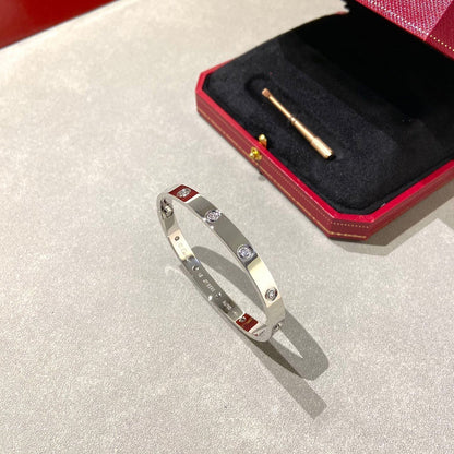 [LUXE] LOVE BRACELET 6.1MM 10 DIAMONDS