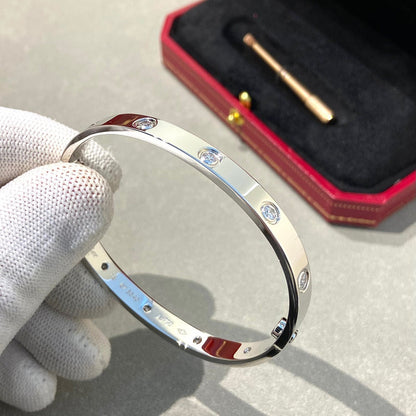 [LUXE] LOVE BRACELET 6.1MM 10 DIAMONDS