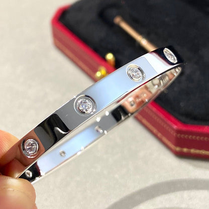 [LUXE] LOVE BRACELET 6.1MM 10 DIAMONDS