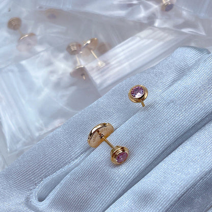 [LUXE] DAMOUR PING DIAMOND EARRINGS
