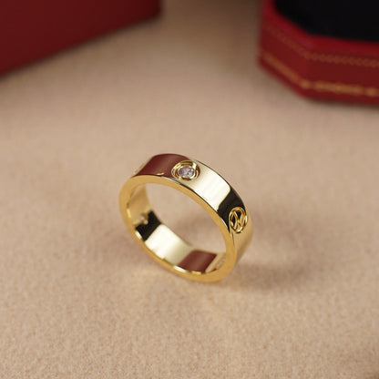 [LUXE] LOVE 5.5MM 3 DIAMOND RING