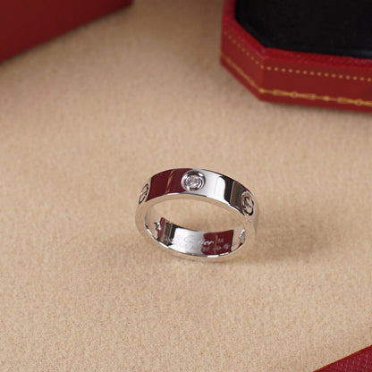 [LUXE] LOVE 5.5MM 3 DIAMOND RING