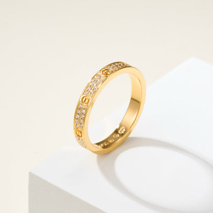 [LUXE] LOVE RING 2.65MM DIAMOND