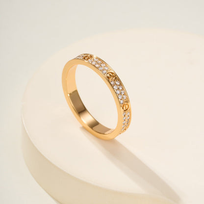 [LUXE] LOVE RING 2.65MM DIAMOND