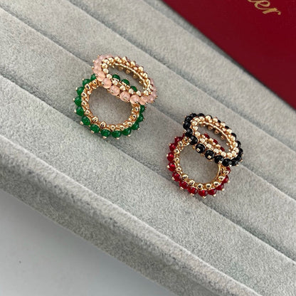 [LUXE] CLASH 7.9MM AGATE CHALCEDONY RING