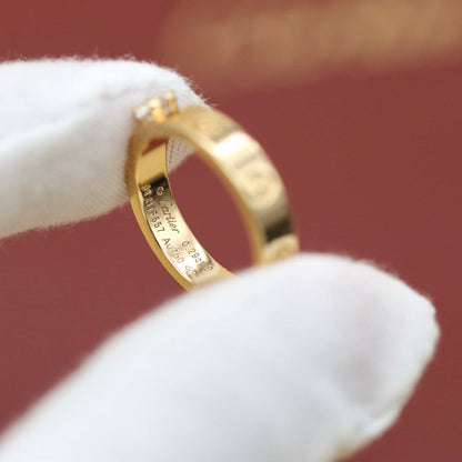 [LUXE] LOVE RING 3.6MM 1 BIG DIAMOND