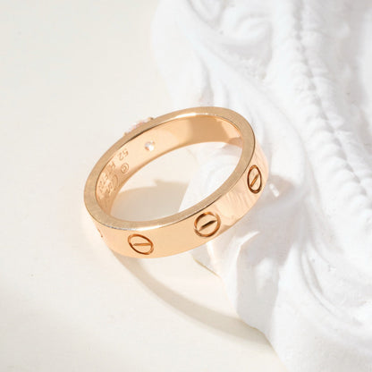 [LUXE] LOVE RING 3.6MM 1 BIG DIAMOND