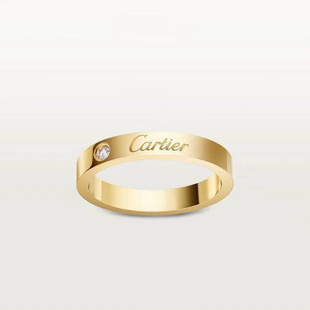 [LUXE] LOVE RING 4MM 1 DIAMOND