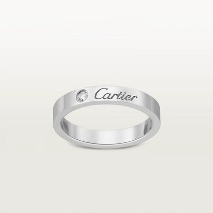 [LUXE] LOVE RING 4MM 1 DIAMOND