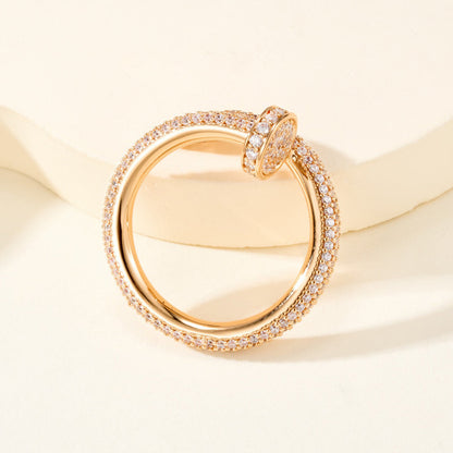 [LUXE] JUSTE RING 2.6MM FULL DIAMOND
