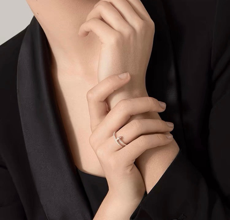 [LUXE] JUSTE 1.8MM FULL DIAMOND RING