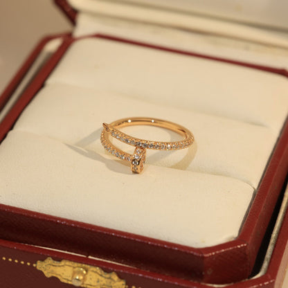 [LUXE] JUSTE 1.8MM FULL DIAMOND RING