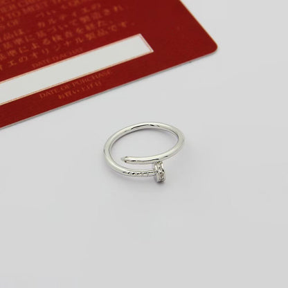[LUXE] JUSTE 1.8MM HALF DIAMOND RING