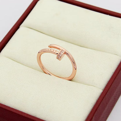 [LUXE] JUSTE 1.8MM HALF DIAMOND RING