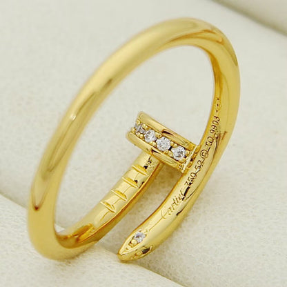 [LUXE] JUSTE 1.8MM HALF DIAMOND RING
