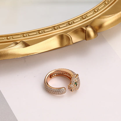 [LUXE] PANTHERE FULL DIAMOND SMALL RING