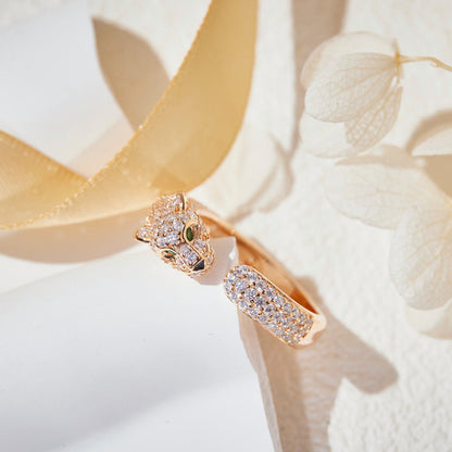 [LUXE] PANTHERE FULL DIAMOND SMALL RING