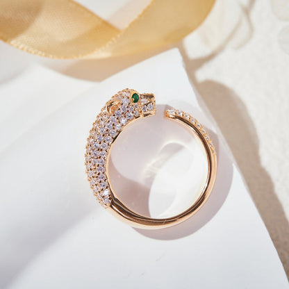 [LUXE] PANTHERE FULL DIAMOND SMALL RING