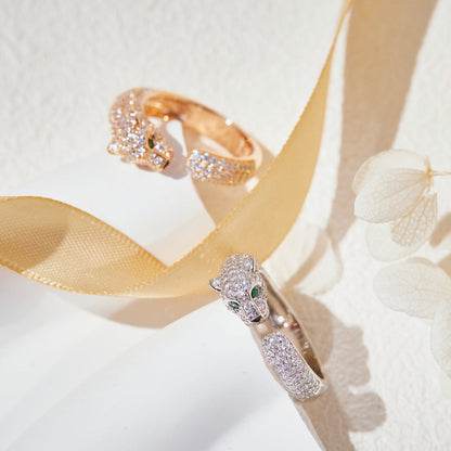 [LUXE] PANTHERE FULL DIAMOND SMALL RING