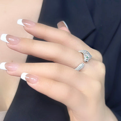 [LUXE] PANTHERE FULL DIAMOND SMALL RING