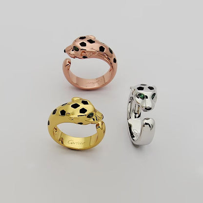[LUXE] PANTHERE SPOTTED MEDIUM RING