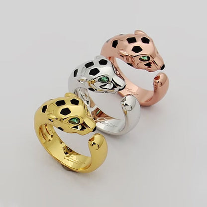 [LUXE] PANTHERE SPOTTED MEDIUM RING