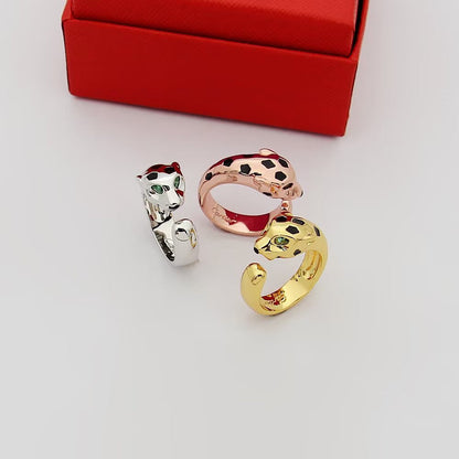 [LUXE] PANTHERE SPOTTED MEDIUM RING