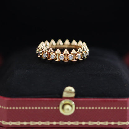 [LUXE] CLASH 6.8MM DIAMOND MEDIUM RING