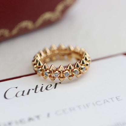 [LUXE] CLASH 6.8MM DIAMOND MEDIUM RING