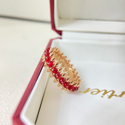 [LUXE] CLASH 7.9MM AGATE CHALCEDONY RING