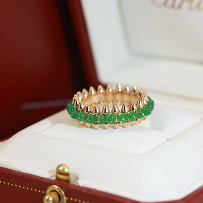 [LUXE] CLASH 7.9MM AGATE CHALCEDONY RING