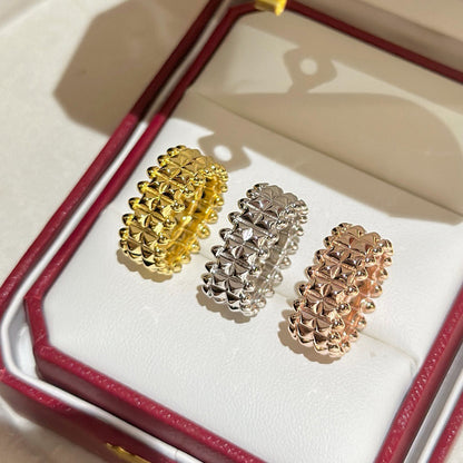 [LUXE] CLASH 9.2MM DOUBLE ROW RING