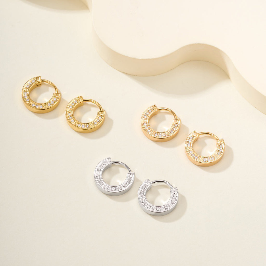 [LUXE] LOVE DIAMOND EARRINGS