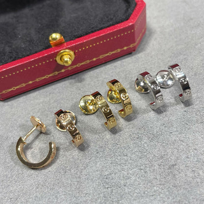 [LUXE] LOVE EARRINGS 2.65 MM NO DIAMOND SMALL