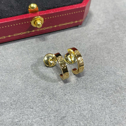 [LUXE] LOVE EARRINGS 2.65 MM NO DIAMOND SMALL