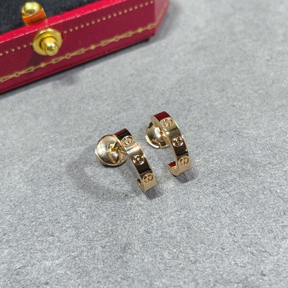 [LUXE] LOVE EARRINGS 2.65 MM NO DIAMOND SMALL
