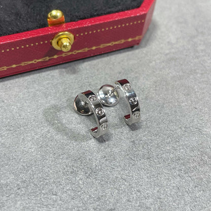 [LUXE] LOVE EARRINGS 2.65 MM NO DIAMOND SMALL