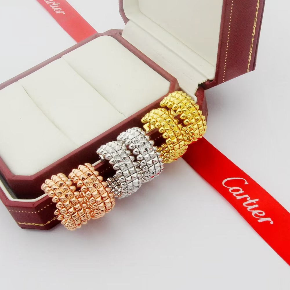 [LUXE] CLASH 9.2MM DOUBLE ROW EARRINGS