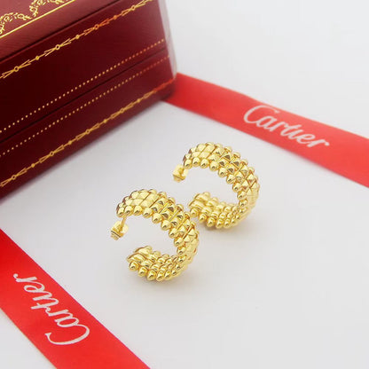 [LUXE] CLASH 9.2MM DOUBLE ROW EARRINGS