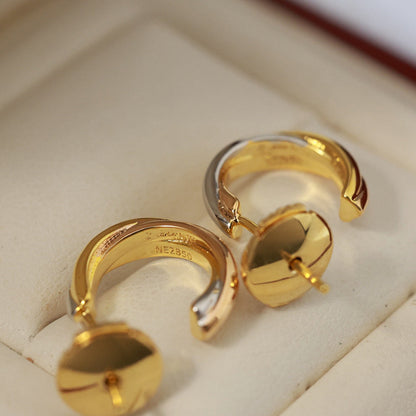 [LUXE] TRINITY ON DIAMOND MINI EARRINGS