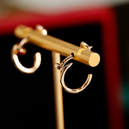 [LUXE] JUSTE NO DIAMOND SMALL EARRINGS