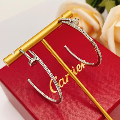 [LUXE] JUSTE FULL DIAMOND LARGE EARRINGS