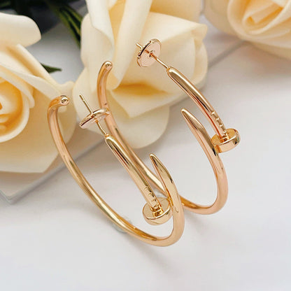 [LUXE] JUSTE NO DIAMOND LARGE EARRINGS